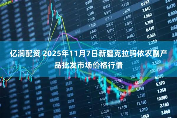 亿润配资 2025年11月7日新疆克拉玛依农副产品批发市场价格行情